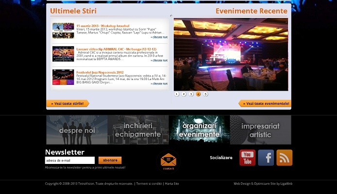 Site de prezentare, organizare evenimente - Tetravision - layout site, 2.jpg